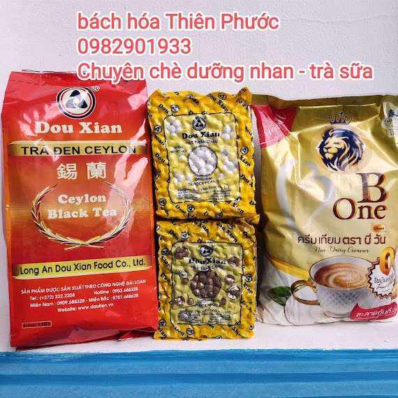 32 Nguyên Liệu Nấu Trà Sữa Tự Chọn Làm Trà Sữa Thái Lan, Trà Sữa Trân Châu Đường Đen, Trà Sữa Khoai Môn