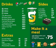 Subway menu 7