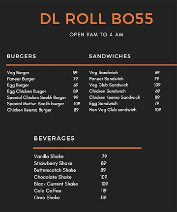 Dl Roll Bo55 menu 