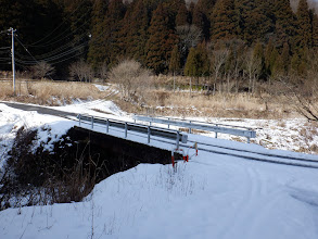 220m地点で車道出合