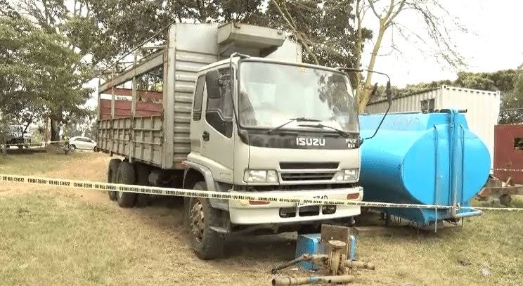 The lorry that Mutuku and Chepkwony were charged with stealing in 2018- Handout