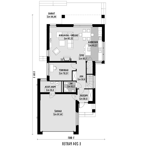 E-204 - Rzut parteru