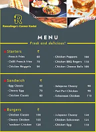 Ramalinga Corner Kadai menu 1