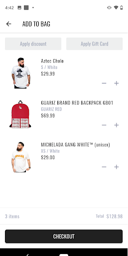 Screenshot Guariz Brand