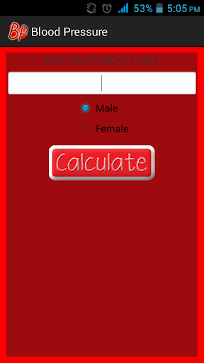 Blood Pressure Calculator