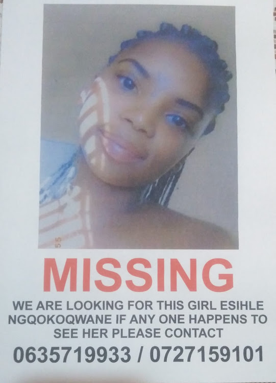 Esihle Ngqokoqwane 18, has been missing since June 20