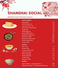 Shanghai Social menu 1