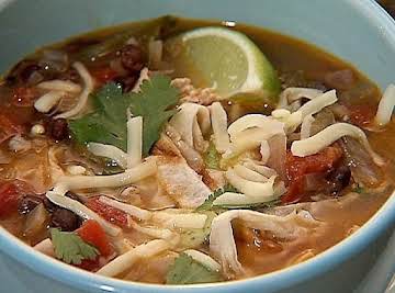 Texas Chicken Tortilla Soup