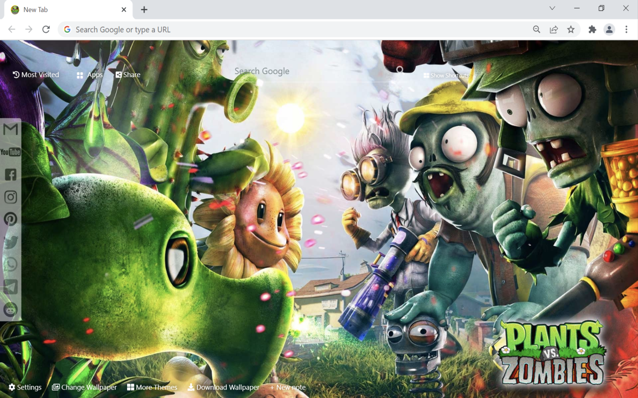 Plants Vs Zombies Wallpaper Preview image 2