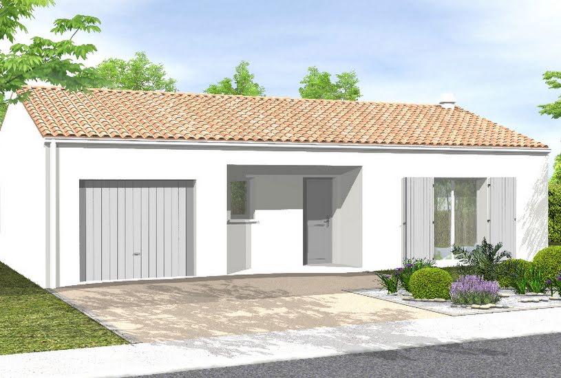  Vente Terrain + Maison - Terrain : 800m² - Maison : 104m² à Saligny (85170) 