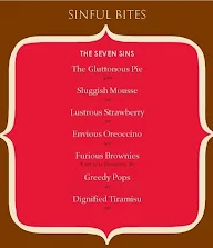 Sinful Bites menu 1