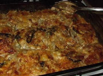 Baked Scalloped Potato's and Pork Chops