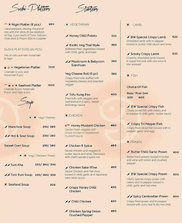 Big Wong menu 