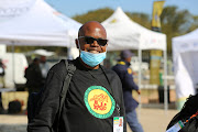 Collen Maine seen on the side lines of the Limpopo ANC conference in Limpopo.