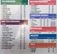 Burger King menu 1