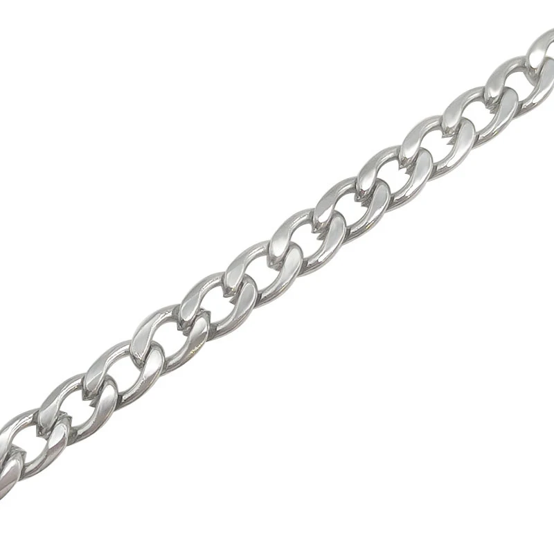 Corrente Decorativa de Aço Inoxidável 304, Retenção de Cor, Sem Ferrugem, Ideal para Joias e Artesanato Elegante.