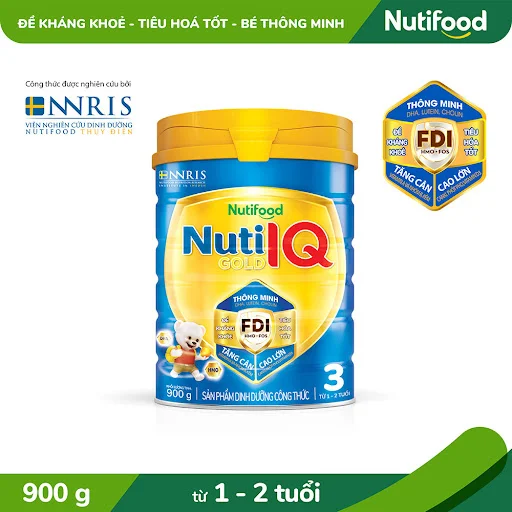 Sữa Bột NutiFood Nuti IQ Gold 3 900g