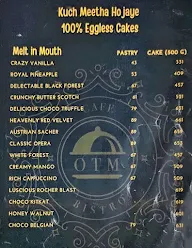 Otm Cafe Bitro menu 1