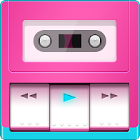 Retro Miami skin for Poweramp V3