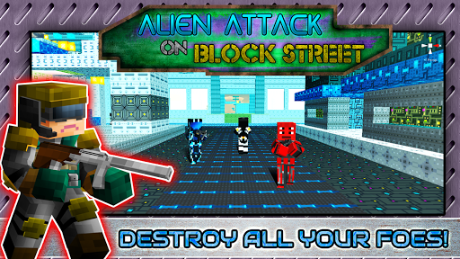 Alien Attack on Block Street