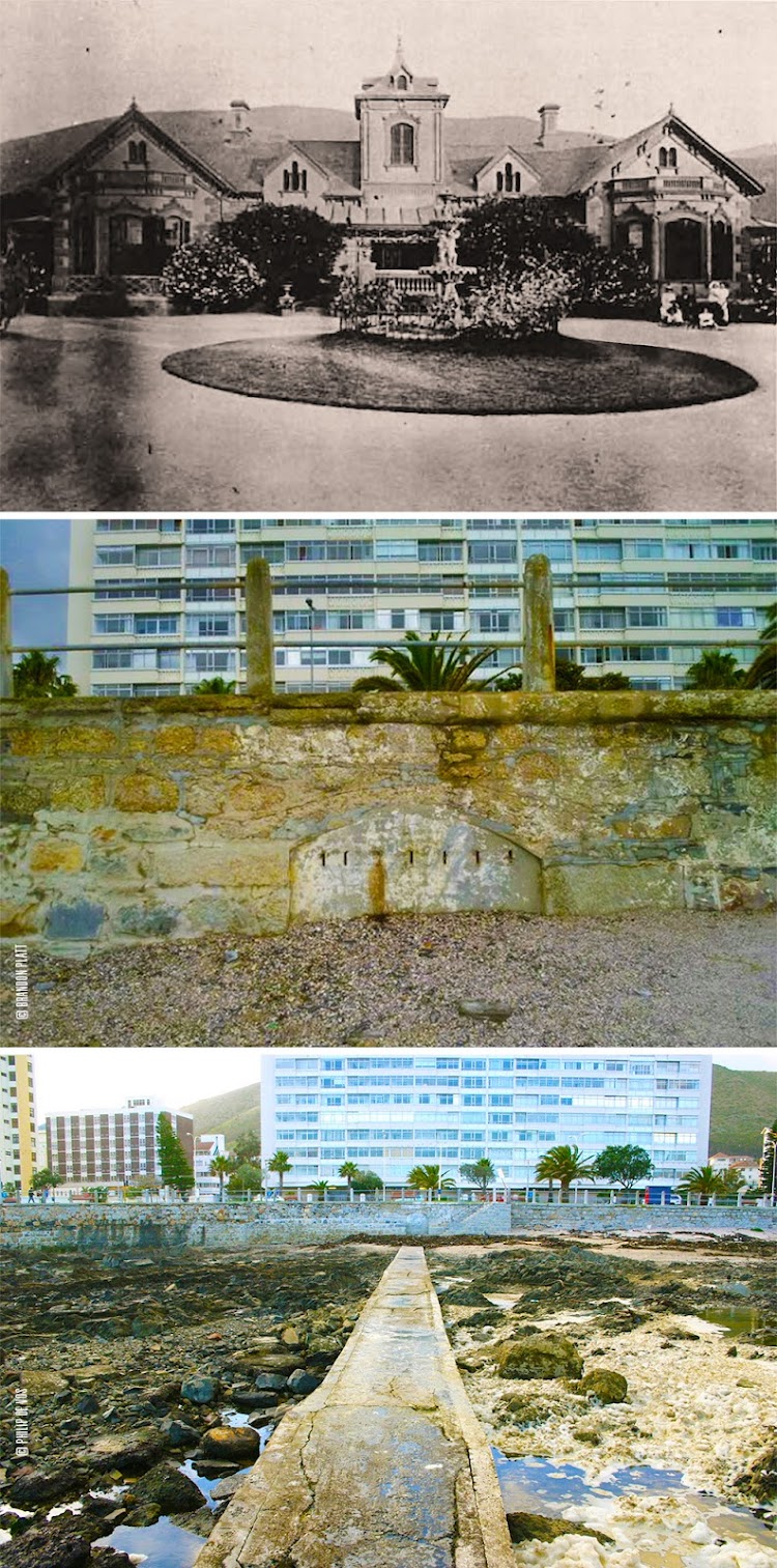 The original house, Bordeaux. The tunnel to the swimming pool was bricked up. The mansion was demolished decades ago to make space for a monolithic block of flats.