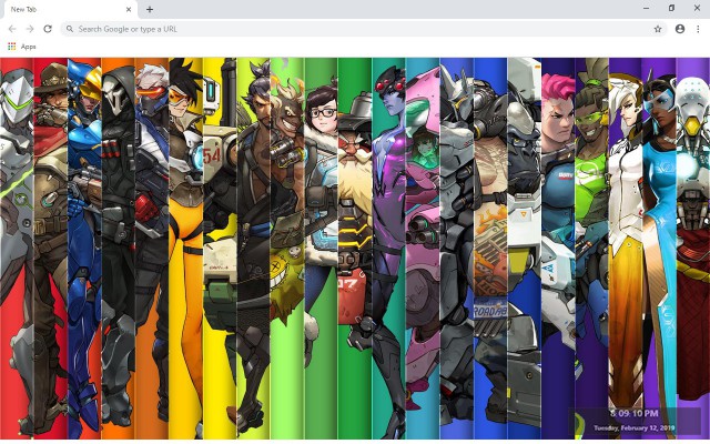 Overwatch New Tab & Wallpapers Collection