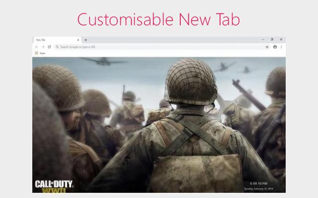 Call of Duty Wallpapers and New Tab