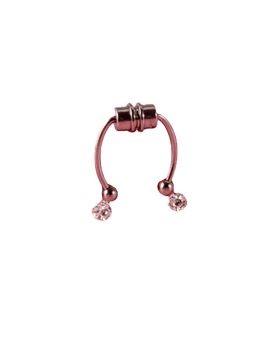 Title 1, Magnetic Pearl No Perforated False Nose Clip El...