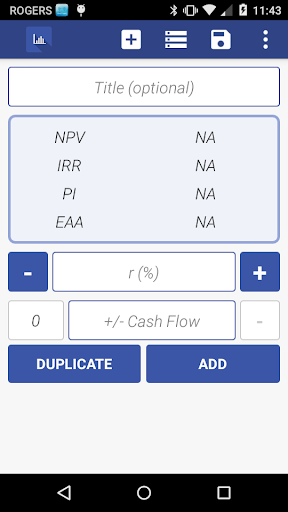 NPV IRR Calculator