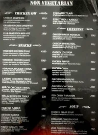 R K Regency menu 1