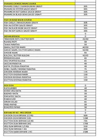 Masala Bay menu 5