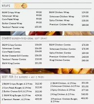 Buns & Wraps menu 2