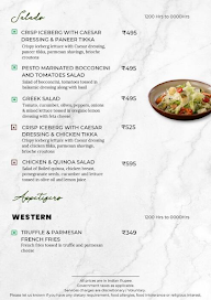 The Corner Lounge & Bar - Crowne Plaza menu 1