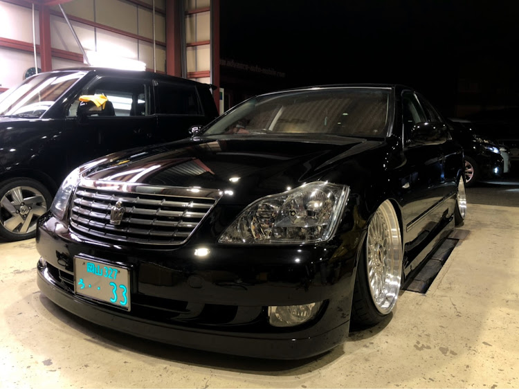 クラウンアスリートのBBS RS・airforcesuspension・ゼロクラウン・純ベタ・オールペンに関するカスタム事例の投稿画像1枚目