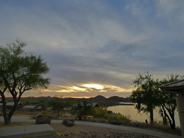 Sunset at Lake Pleasant