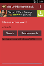 The Rhyme Dictionary Aplicații Pe Google Play