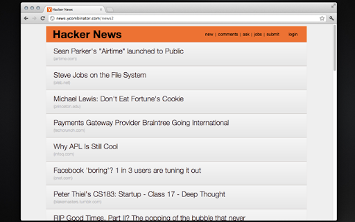 Hacker News Restyled