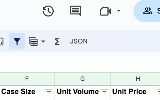 Sheets To JSON