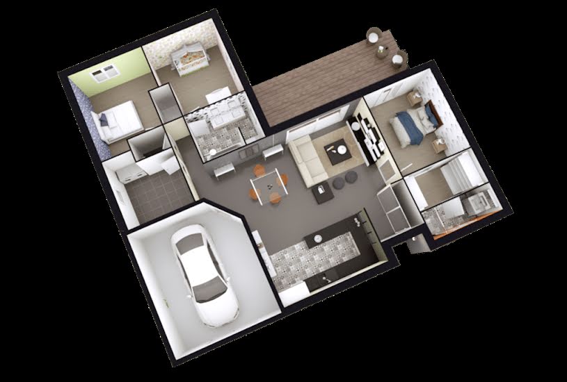  Vente Terrain + Maison - Terrain : 825m² - Maison : 125m² à Chazelles (16380) 