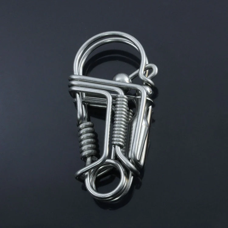 Handgemaakte Sleutelhanger Auto Ring Sleutelhanger Metalen Taillehanger Messing Heren en Dames