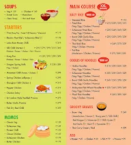 Silli Chilli menu 1