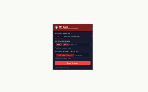 GitLab MR Approval Guard screenshot 3