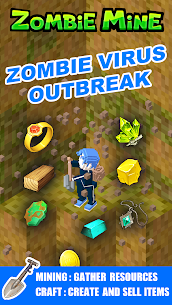 Zombie Mine – survival craft Mod Apk (Unlimited Money) 2