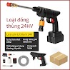 Súng Rửa Xe Pin Cầm Tay Áp Lực Cao, Máy Rửa Xe Pin Tăng Áp Mini, Máy Xịt Rửa Xe Dùng Pin, Dùng Cho Ô Tô Xe Máy Xa Đạp Tưới Cây Rửa Điều Hòa