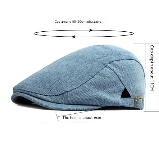 Title 2, Simple Light Wash Denim Hat for Men and Women. ...
