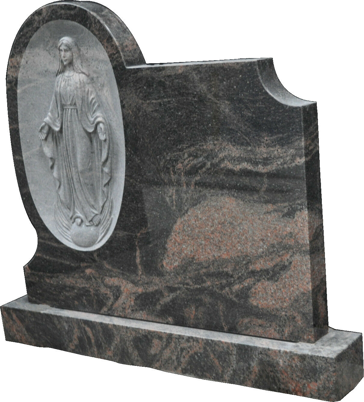 Image 1 - gravestone Monument Granite Aurora Granite Marker Cemetery Mary Stone MN-24