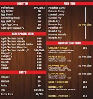 The Agri Katta menu 2