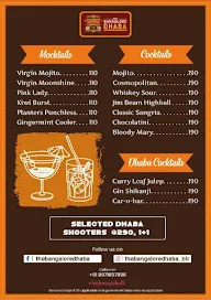 The Bangalore Dhaba menu 6