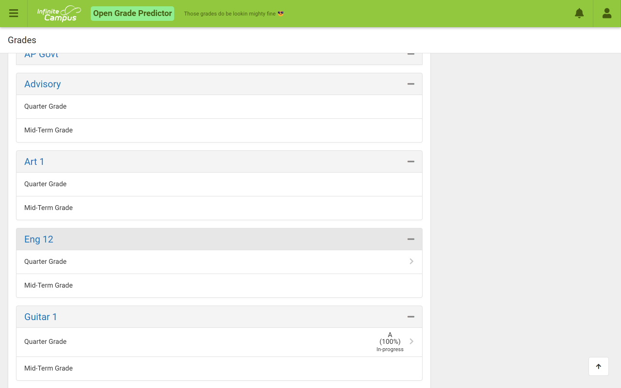 Infinite Campus Grade Predictor Preview image 4