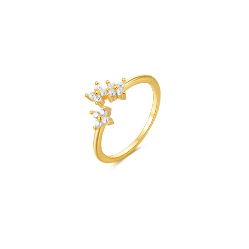Title 11, S925 Open Silver Ring Personality Simplicity. A...